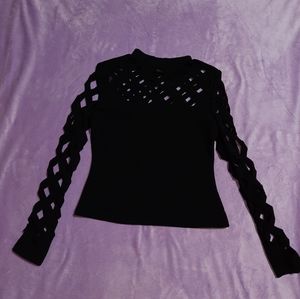 Shein criss cross top